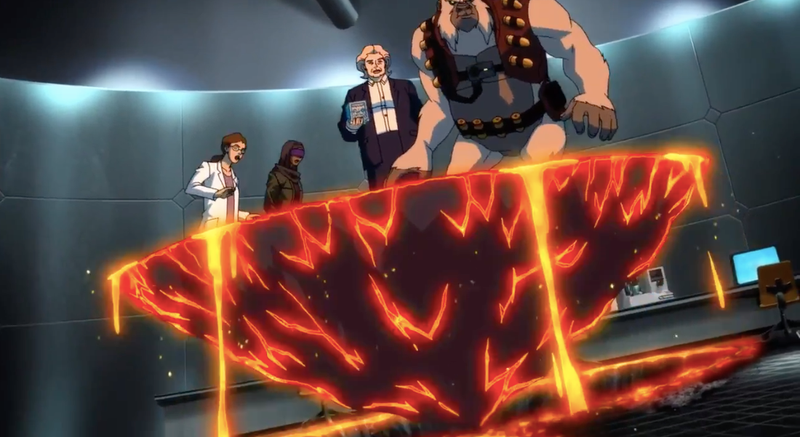 The villains realizing Terra cannot be mind controlled.